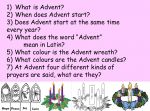 Advent – Reading Comprehension Pack