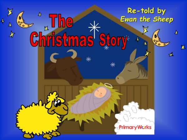 Christmas story KS1 or KS2 PowerPoint story for primary RE, assembly primary christmas assembly