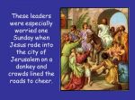 Easter Story Retold –  KS2 Assembly