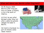 Martin Luther King – Biography