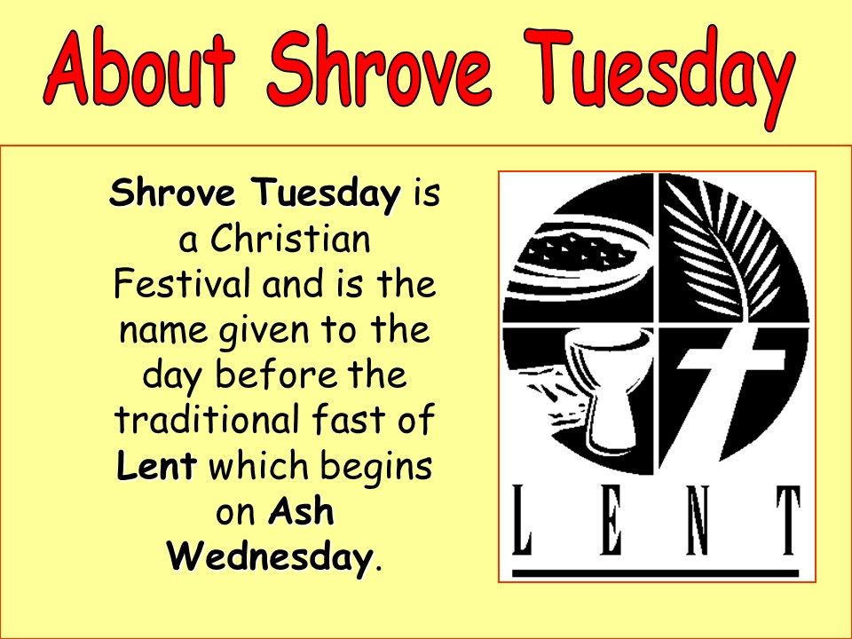 Shrove Tuesday – Assembly