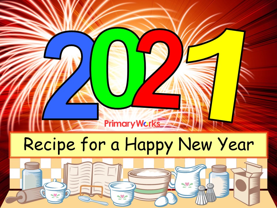 New Year Recipe PowerPoint | primary ks1 or ks2 new year assembly