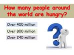 Why Are People Hungry?