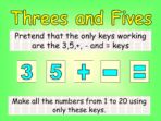Threes and Fives