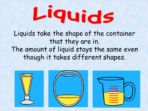 Solids, Liquids & Gases