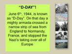 D-Day Landings – 75th Anniversary