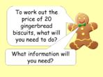 Spreadsheets &  Gingerbread Men