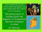 St Patrick and the King