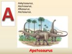 An A-Z of Dinosaurs