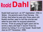 Roald Dahl – Author Zone