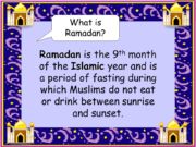 Ramadan for kids PowerPoint for primary assembly or KS2 