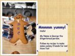 Instructions – Making Gingerbread Men