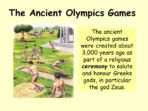 History of Olympics