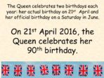 Queen’s 90th Birthday