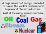 Fuels of the Earth
