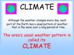 Weather and Climate Pack