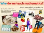 Maths Pack for an Information Evening for Parents
