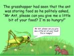 Aesop’s Fables – The Ant & the Grasshopper