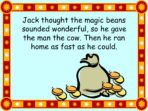 Traditional Tale – Jack & the Beanstalk