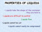 Liquid – Quiz