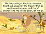 Aesop’s Fables – The Lion and the Mouse