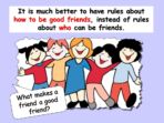 Rules for Friendship