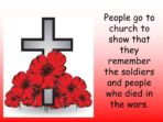Remembrance  – EYFS and KS1