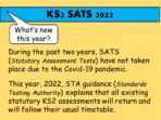 SATs KS2 Information 2022 for Parents