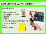Make your own Worry Monster
