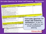 Curriculum Questions for Subject Leaders – Mathematics